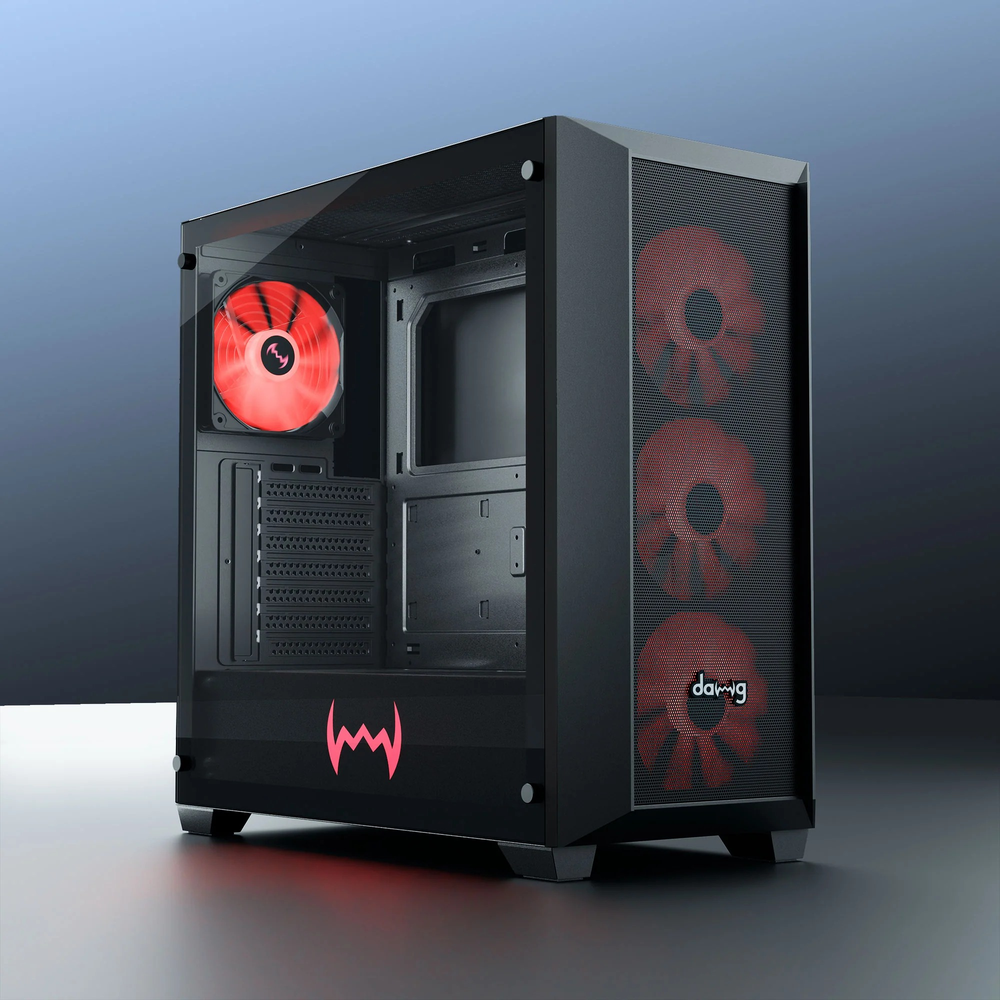 Dawg X 540 Full Tower Chassis Black