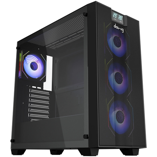 Dawg X 678 Mid Tower Chassis Black