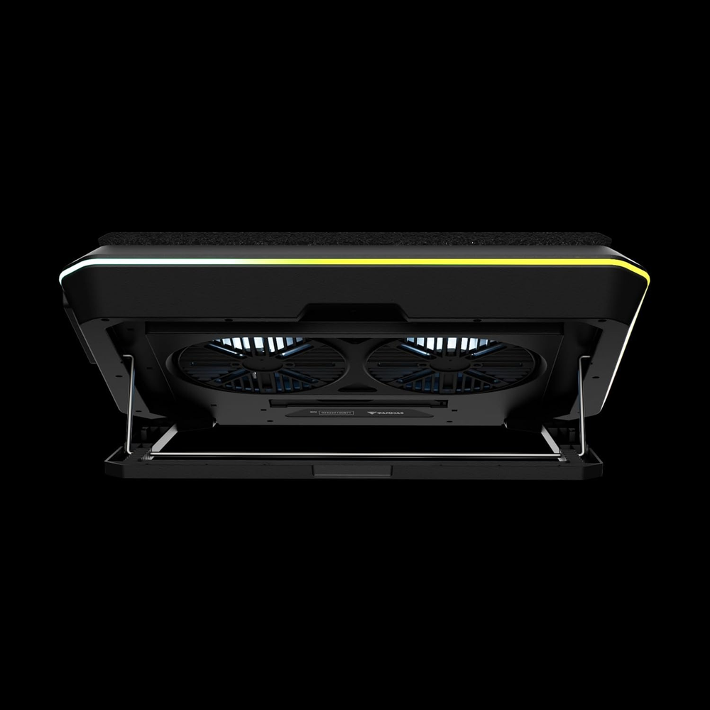 GAMDIAS Aether P1 Dual-Fan RGB Laptop Cooling Pad (up to 19")