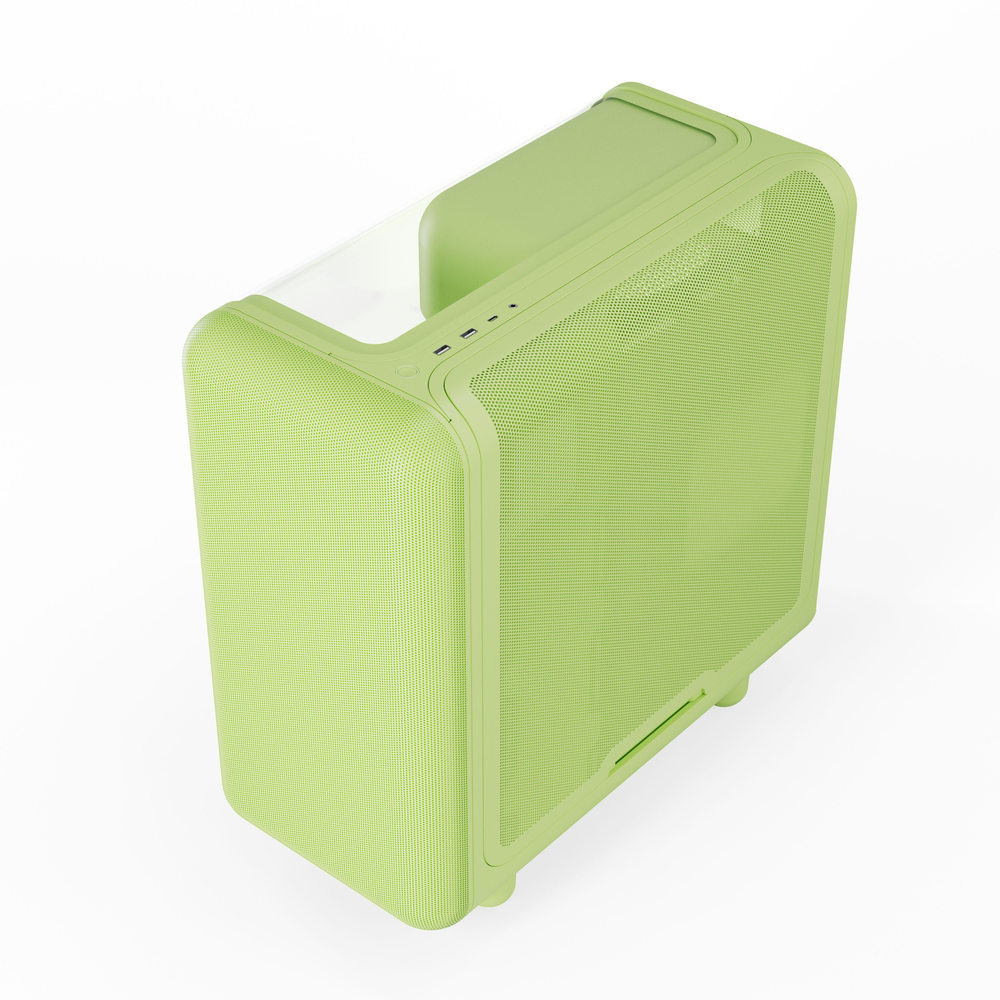 HYTE X50 ATX Mid-Tower Case with Acoustic Glass (Matcha Milk)