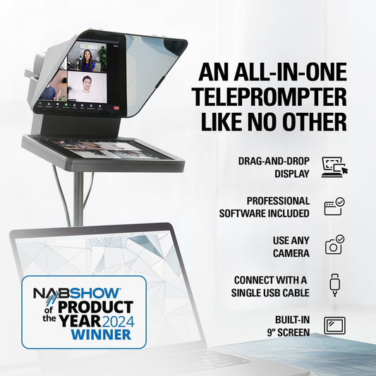 Corsair Elgato Prompter All-in-One Teleprompter with Built-in 9" Display