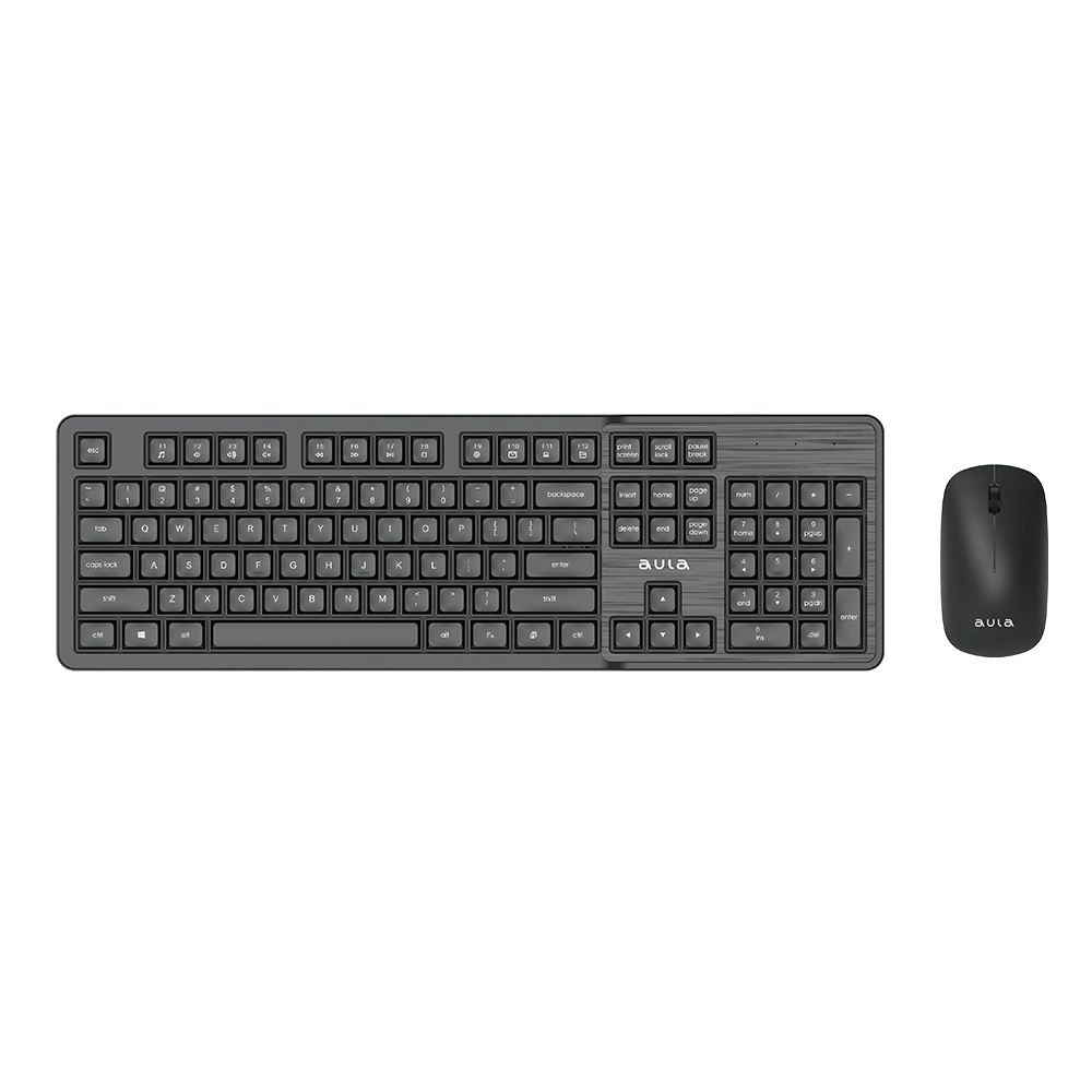 AULA AC202B Wireless Keyboard & Mouse Combo | Black (AC202B)