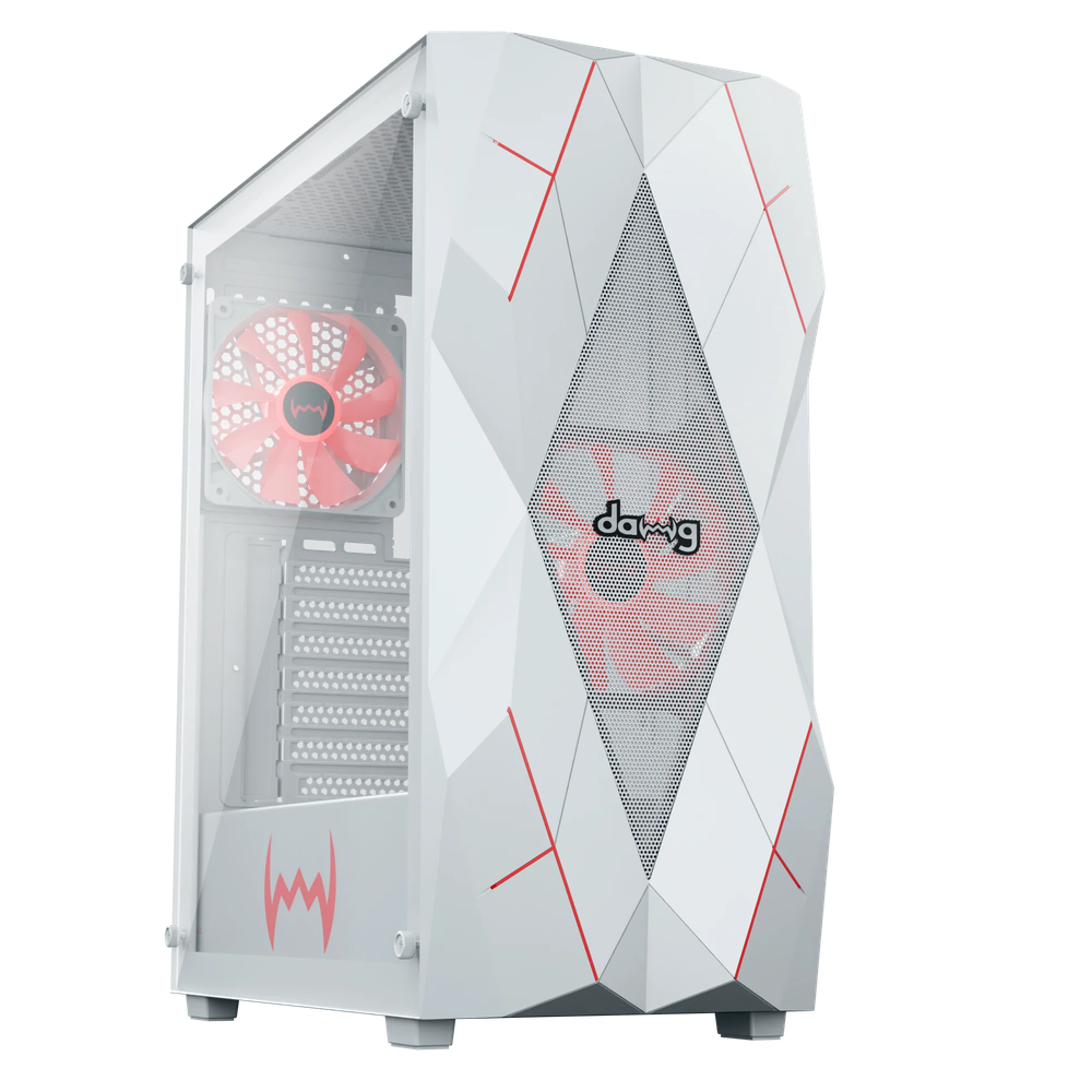 Dawg V 240 Mid Tower Chassis White