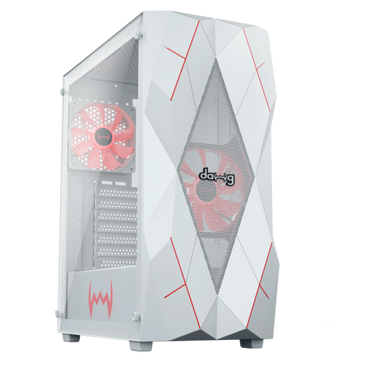 Dawg V 240 Mid Tower Chassis White