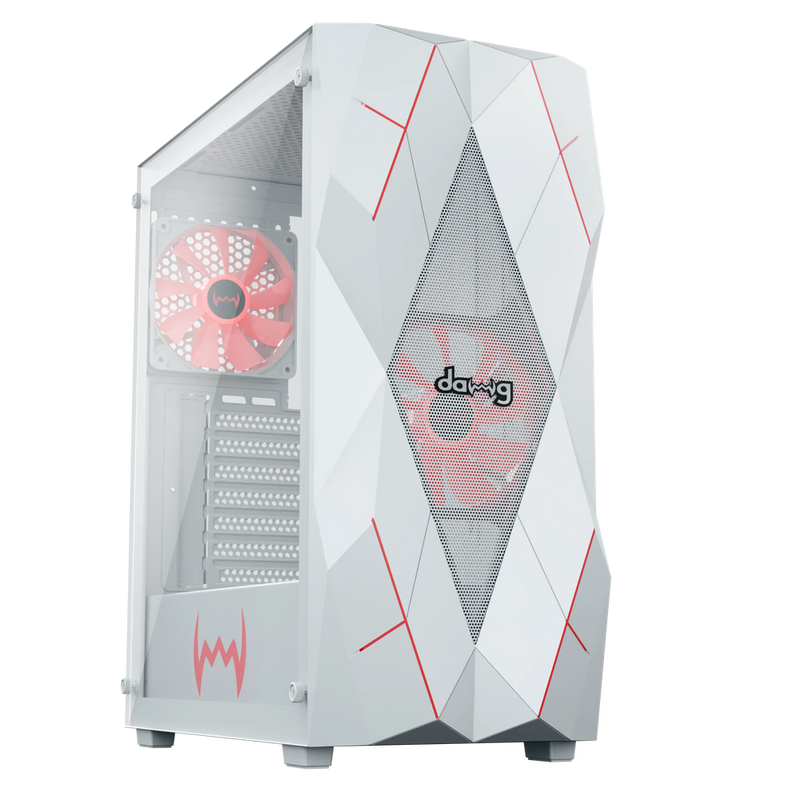 Dawg V 240 Mid Tower Chassis White