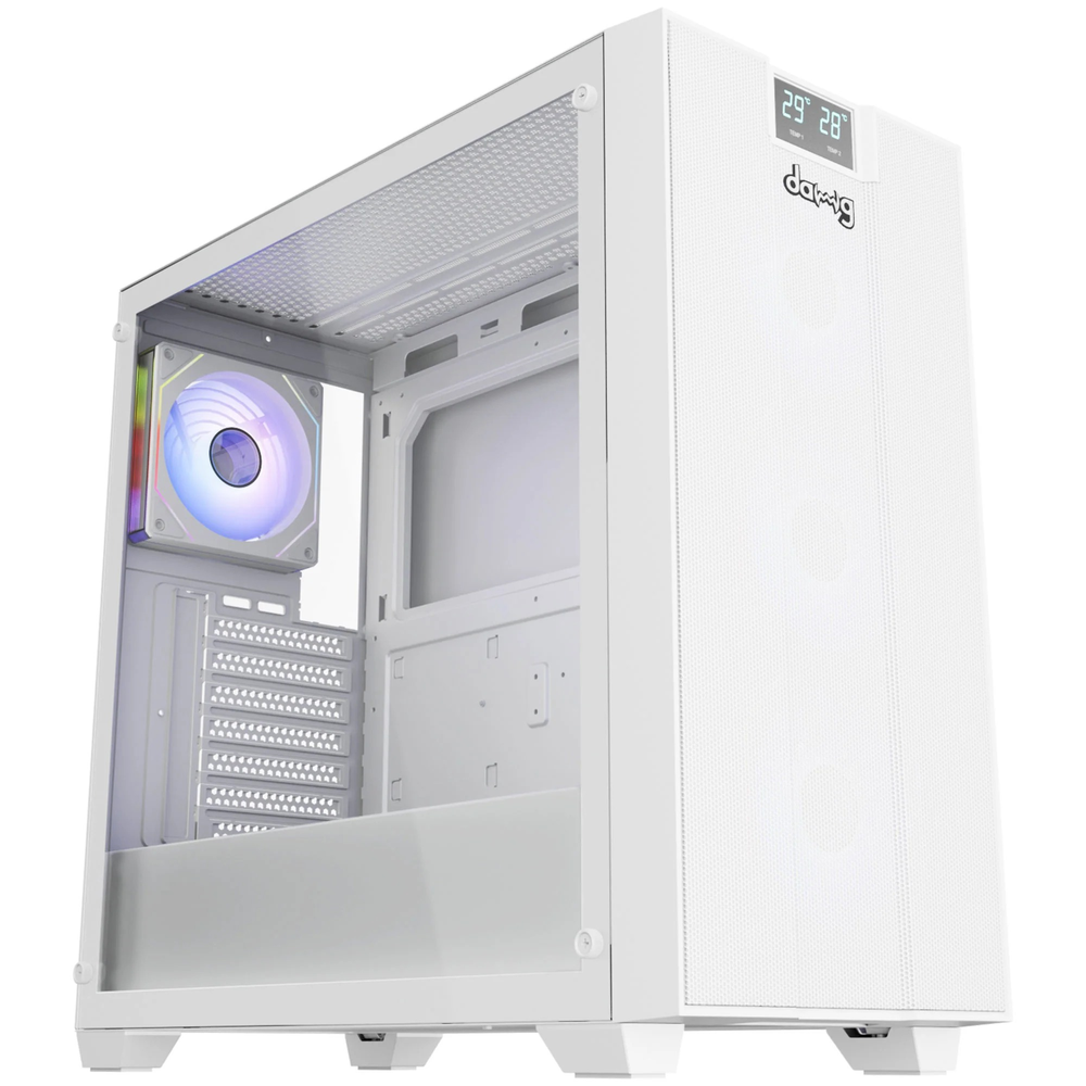 Dawg X 678 Mid Tower Chassis White