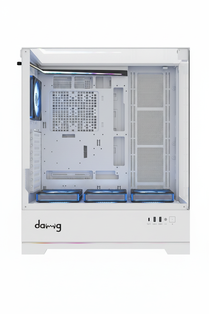 Dawg Y 907 Full Tower Chassis White
