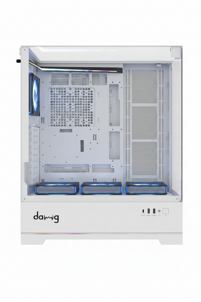Dawg Y 907 Full Tower Chassis White