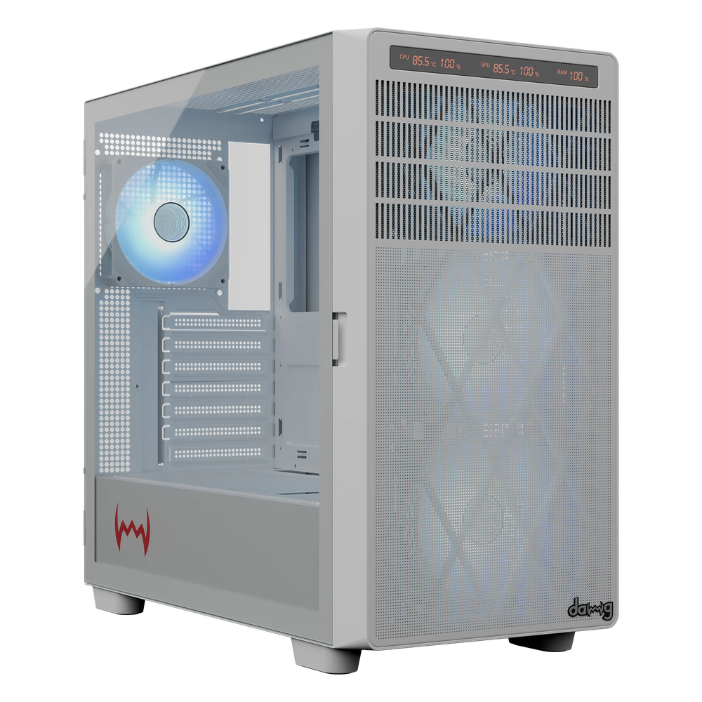 Dawg Y 804 Mid Tower Chassis White