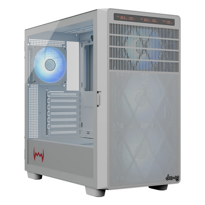 Dawg Y 804 Mid Tower Chassis White