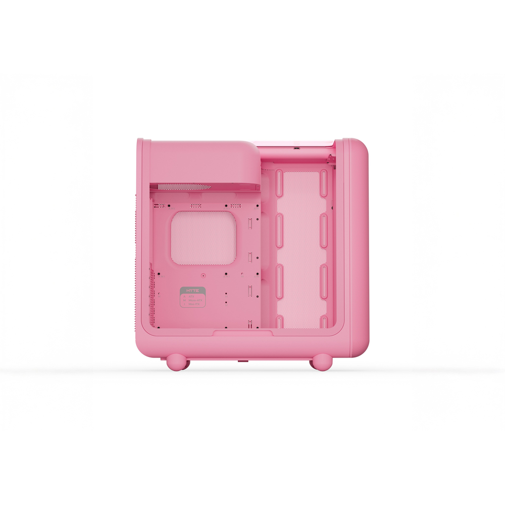 HYTE X50 ATX Mid-Tower Case with Acoustic Glass (Strawberry Milk)