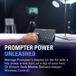 Elgato Prompter XL - All-in-One Studio Teleprompter with 15.6" Full HD Display, Detachable Monitor, and Voice Sync