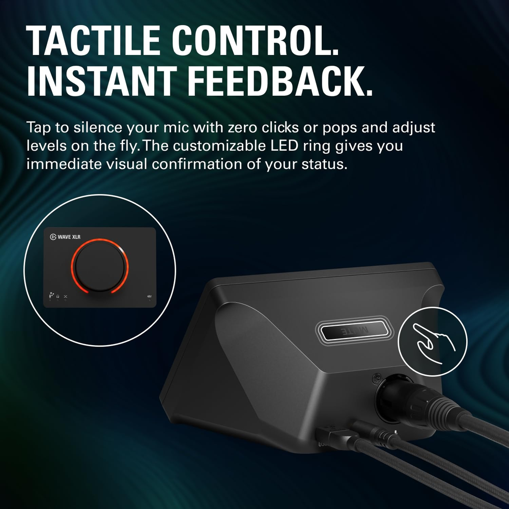 Corsair Elgato Wave XLR MK.2 USB-C Audio Interface for XLR Microphones