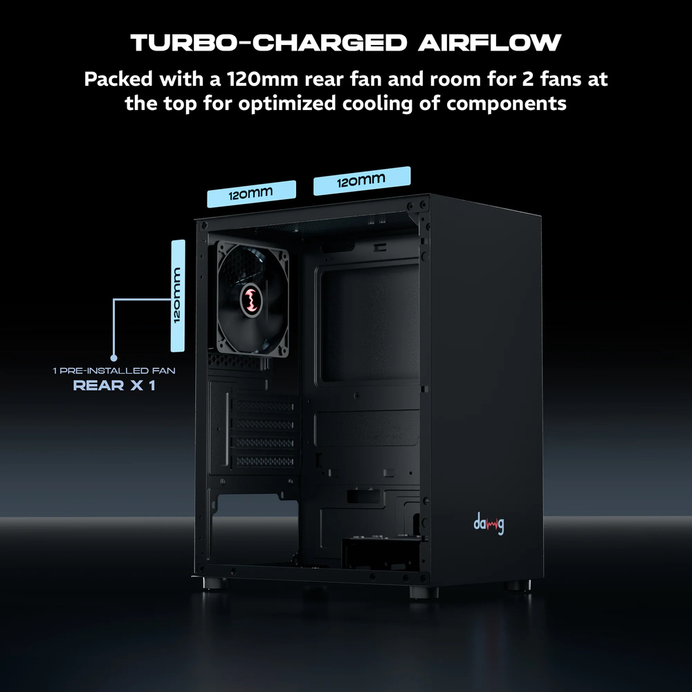 Dawg V 110 Mini Tower Chassis Black