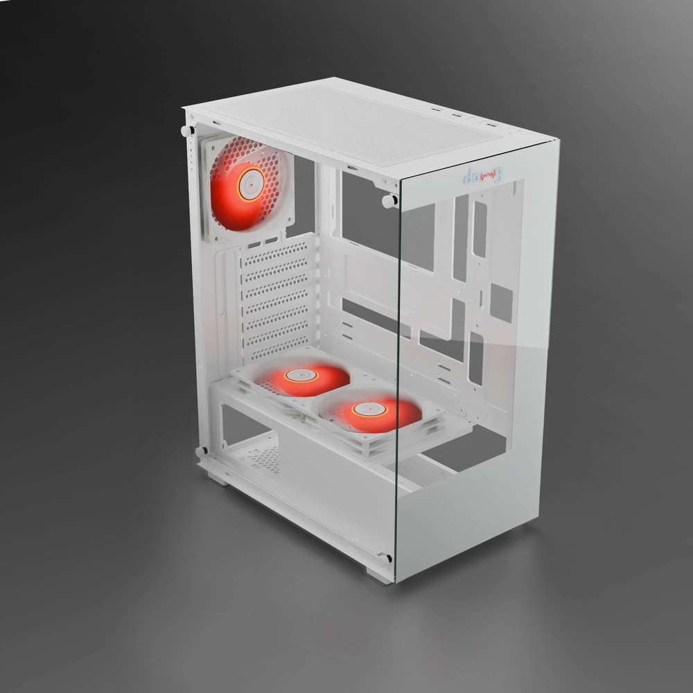 Dawg X 440 Mid Tower Chassis White