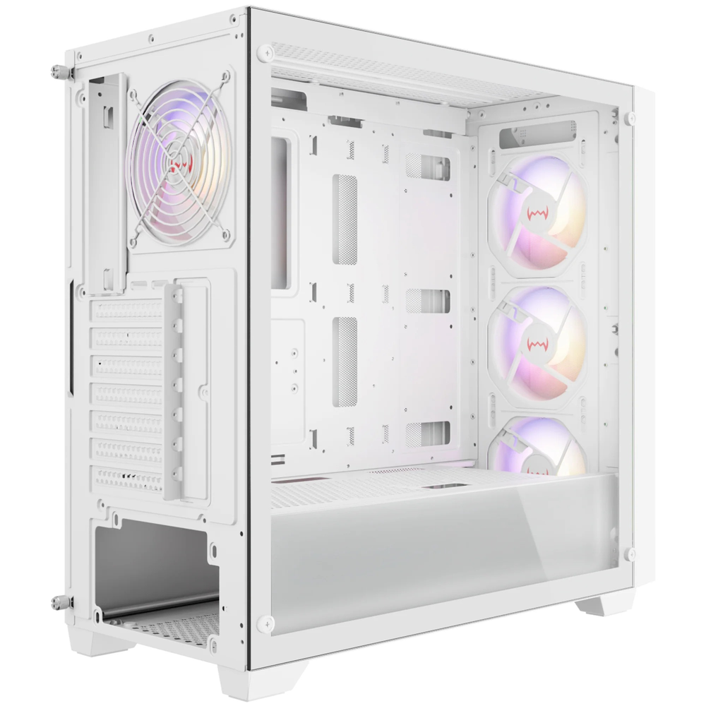 Dawg X 678 Mid Tower Chassis White