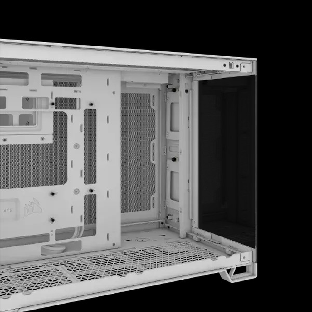 Corsair Chassis 2500X CC-9011266-WW Tempered Glass Mid-Tower, White