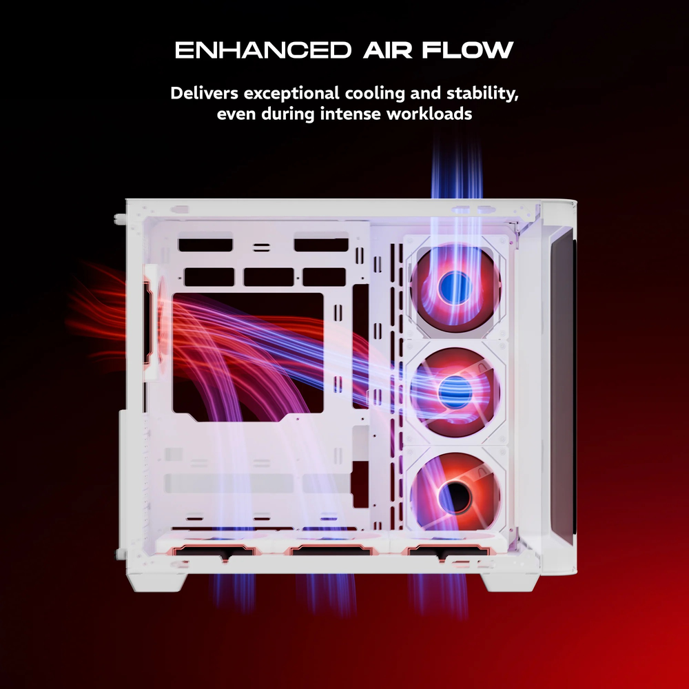 Dawg Y 820 Mid Tower Chassis White