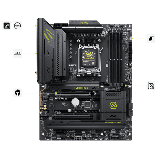 MSI MAG B850 TOMAHAWK WIFI Motherboard
