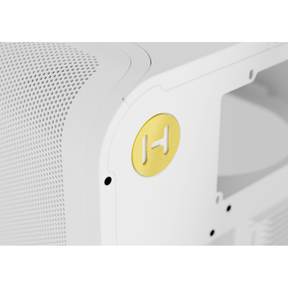 HYTE X50 ATX Mid-Tower Case with Acoustic Glass (Snow White)