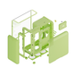 HYTE X50 ATX Mid-Tower Case with Acoustic Glass (Matcha Milk)