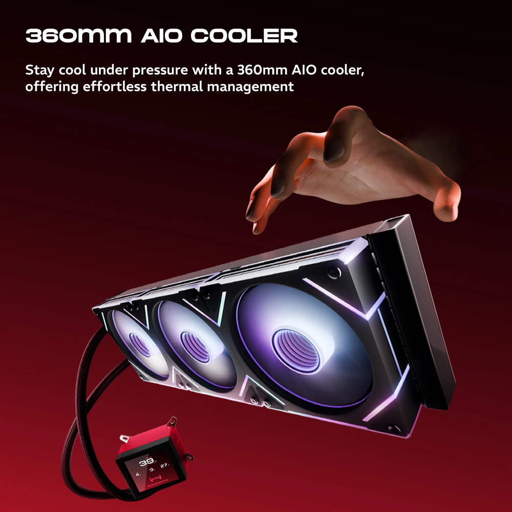 Dawg L360 ARGB 360mm CPU Liquid AIO Cooler