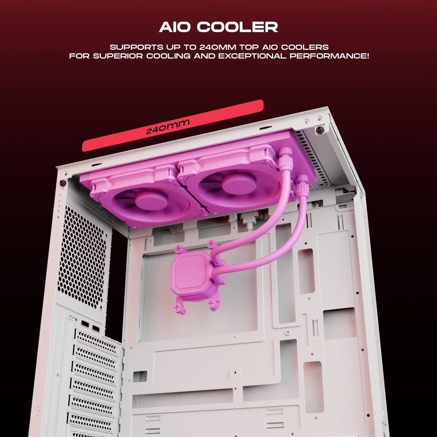 Dawg X 430 Mid Tower Chassis White
