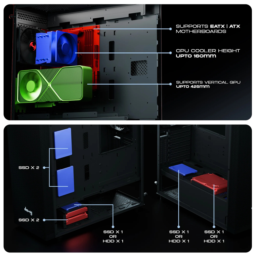 Dawg X 490 Full Tower Chassis