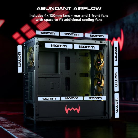 Dawg X 540 Full Tower Chassis Black