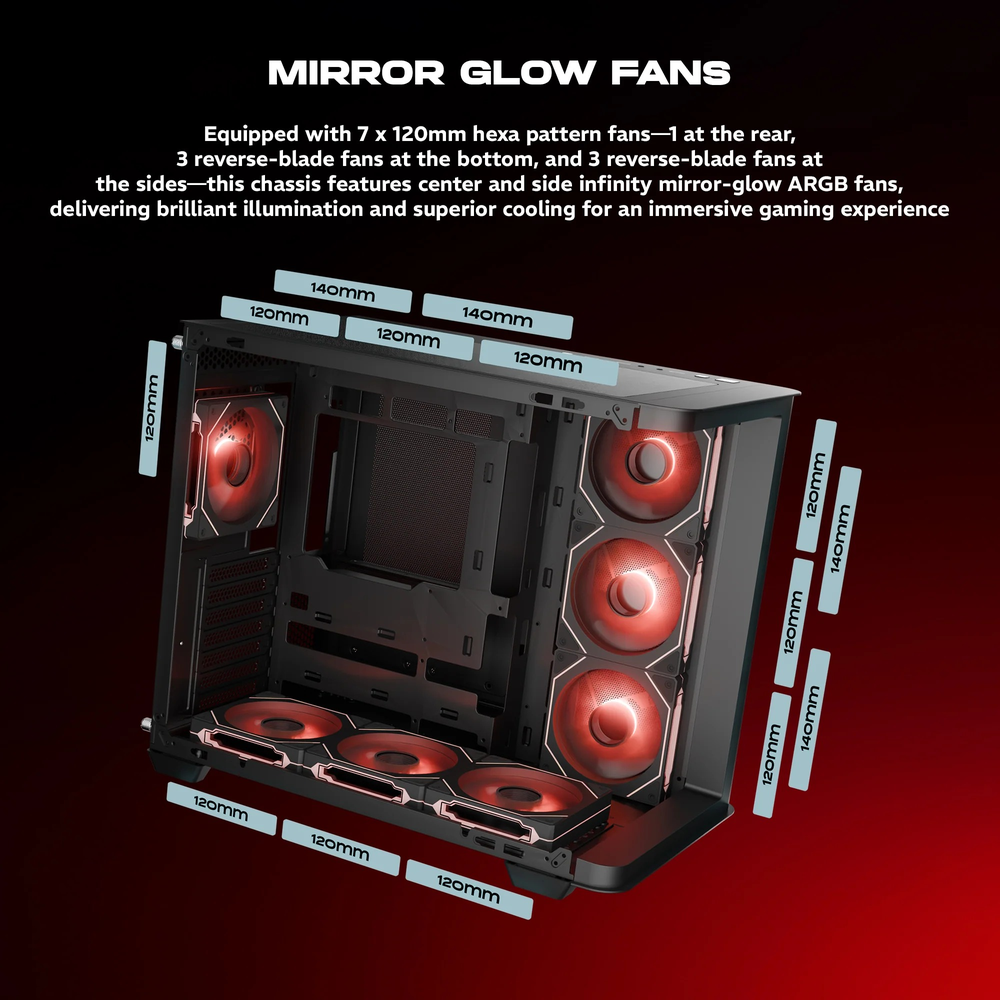 Dawg Y 820 Mid Tower Chassis