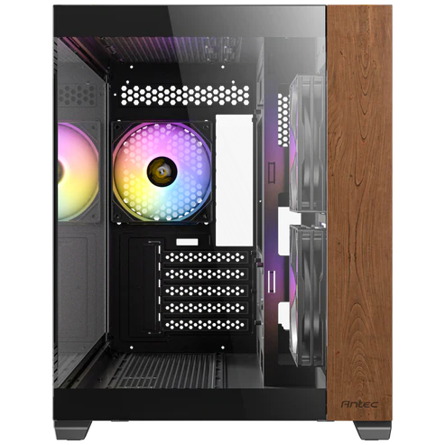 Antec CX600M Wood ARGB Micro-ATX Mini Tower Gaming Cabinet (Black)