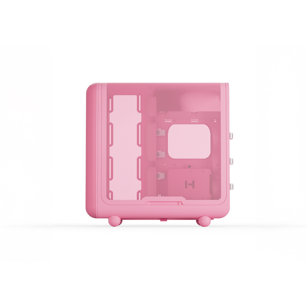 HYTE X50 ATX Mid-Tower Case with Acoustic Glass (Strawberry Milk)
