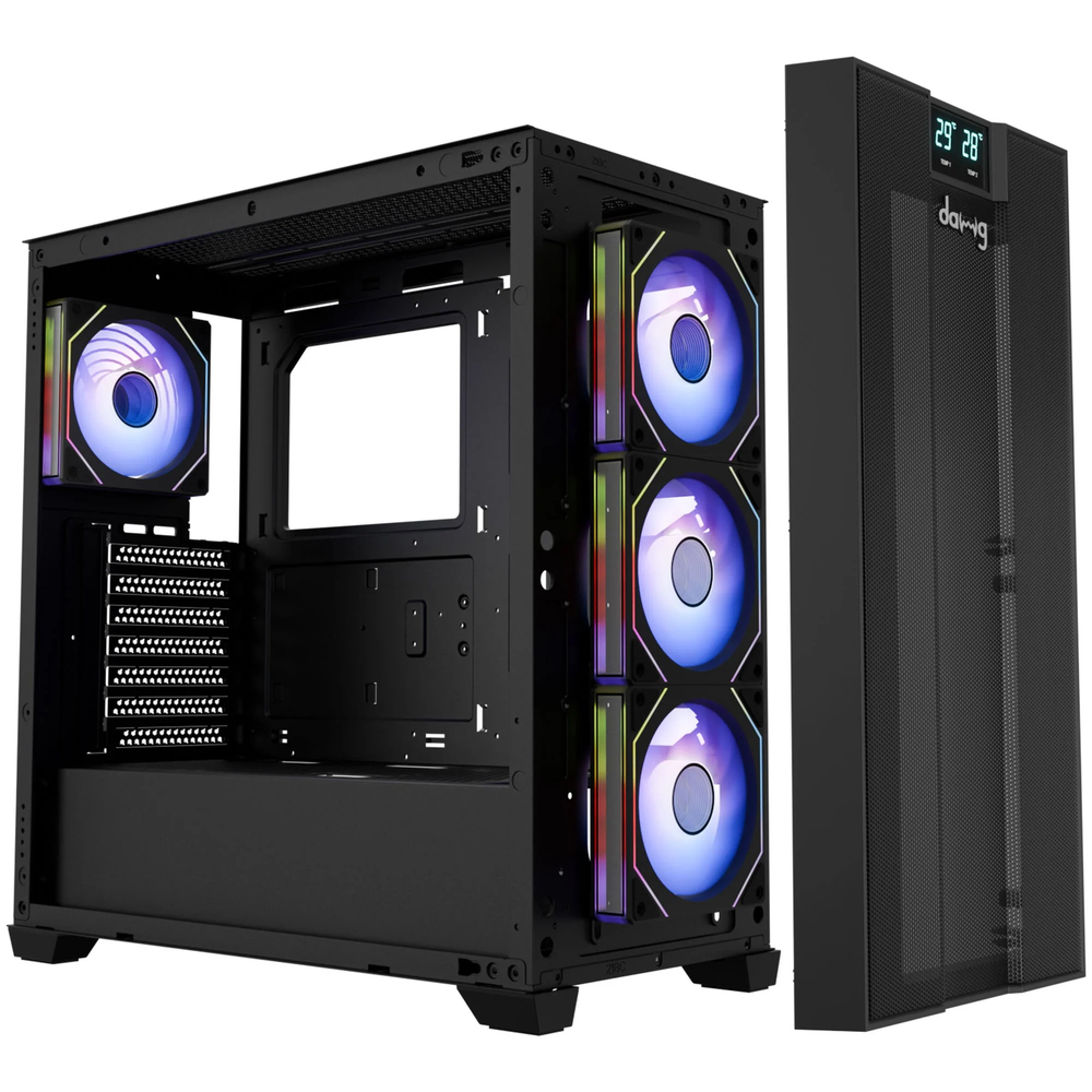 Dawg X 678 Mid Tower Chassis Black