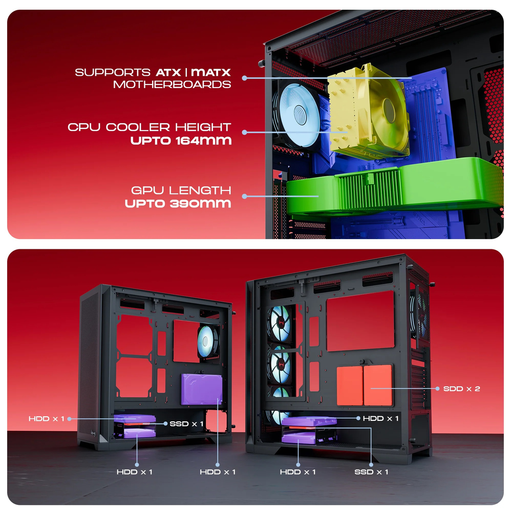 Dawg Y 720 Mid Tower Chassis