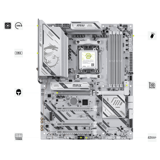 MSI MAG B850 GAMING PLUS MAX WIFI Motherboard