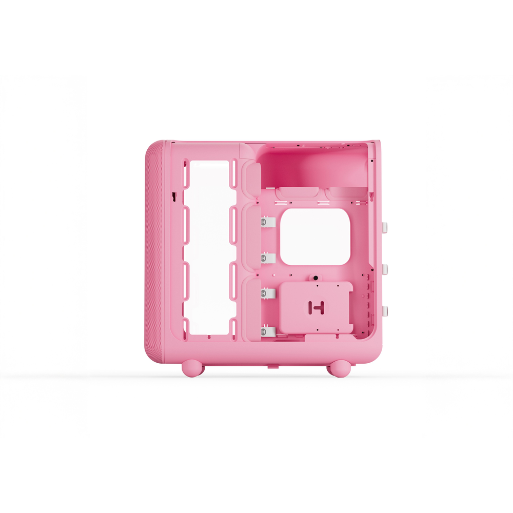 HYTE X50 ATX Mid-Tower Case with Acoustic Glass (Strawberry Milk)
