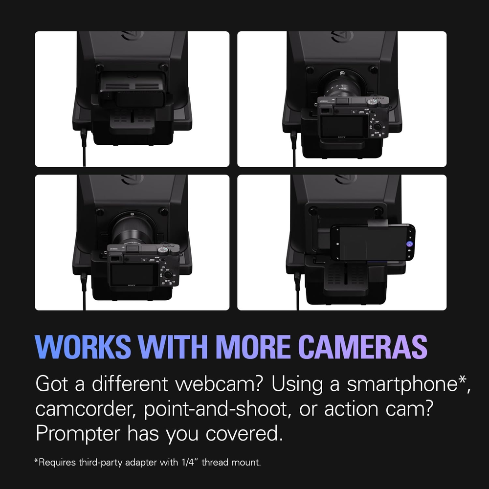 Corsair Elgato Prompter All-in-One Teleprompter with Built-in 9" Display