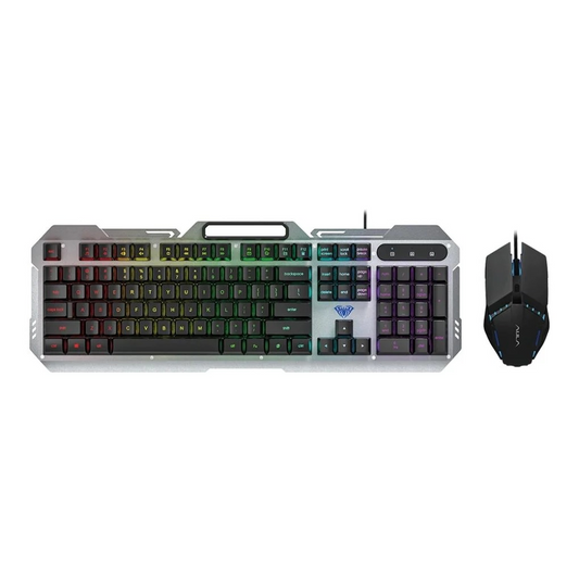 AULA F2023 Full‑Size RGB Wired Gaming Keyboard & Mouse Combo | Black (F2023Combo)