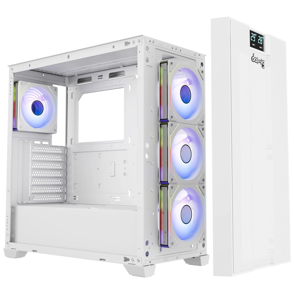 Dawg X 678 Mid Tower Chassis White