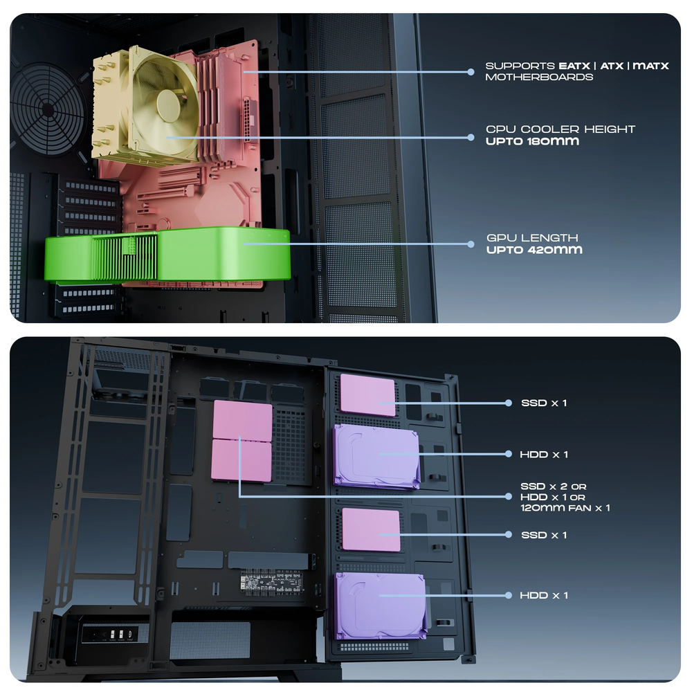 Dawg Y 990 Mid Tower Chassis
