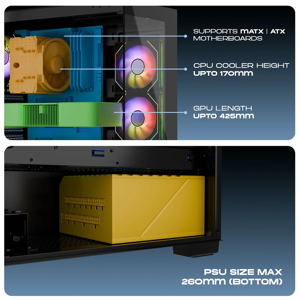 Dawg Y 738 Mid Tower Chassis