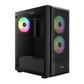 GAMDIAS AURA GC6 ARGB ATX Mid Tower Gaming Case (Black)