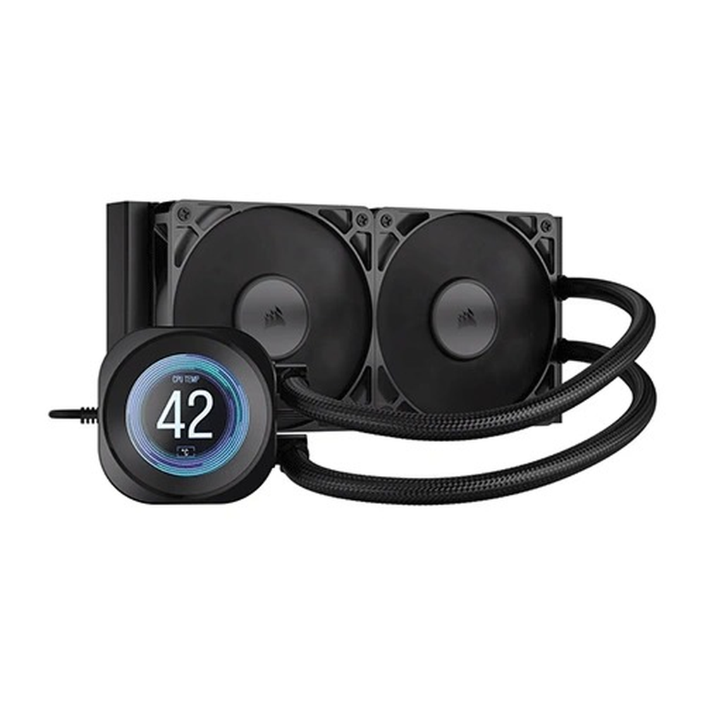 CORSAIR NAUTILUS 240 LCD, 240mm Radiator, Liquid CPU Cooler With Heatsink