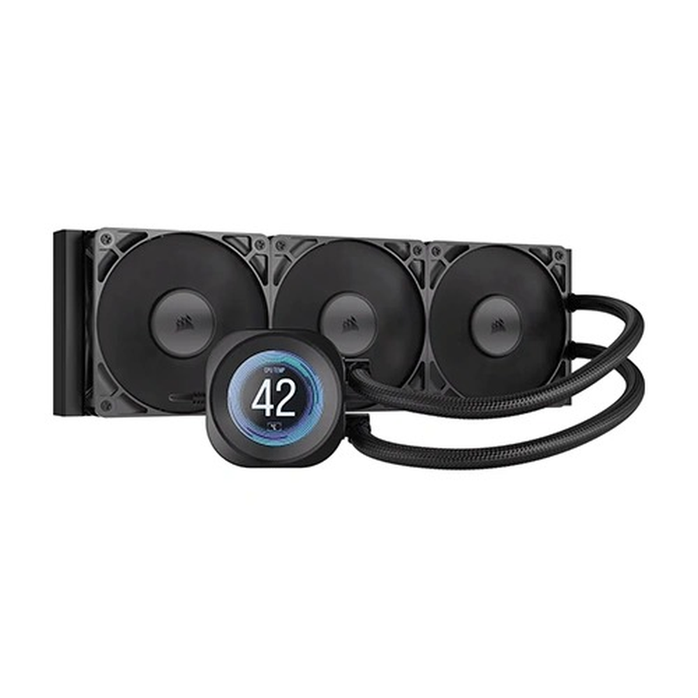 CORSAIR NAUTILUS 360 LCD, 360mm Radiator, Liquid CPU Cooler With Heatsink