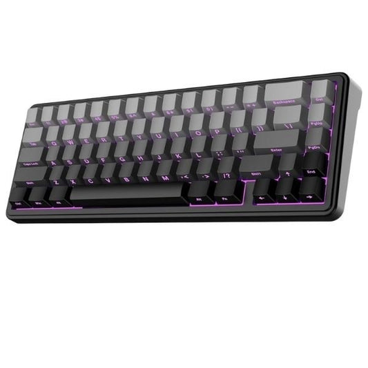 AULA F108 108-Key Tri-Mode Mechanical Gaming Keyboard Gradient Grey Nimbus Switch