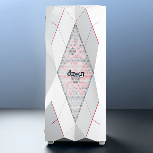 Dawg V 240 Mid Tower Chassis White