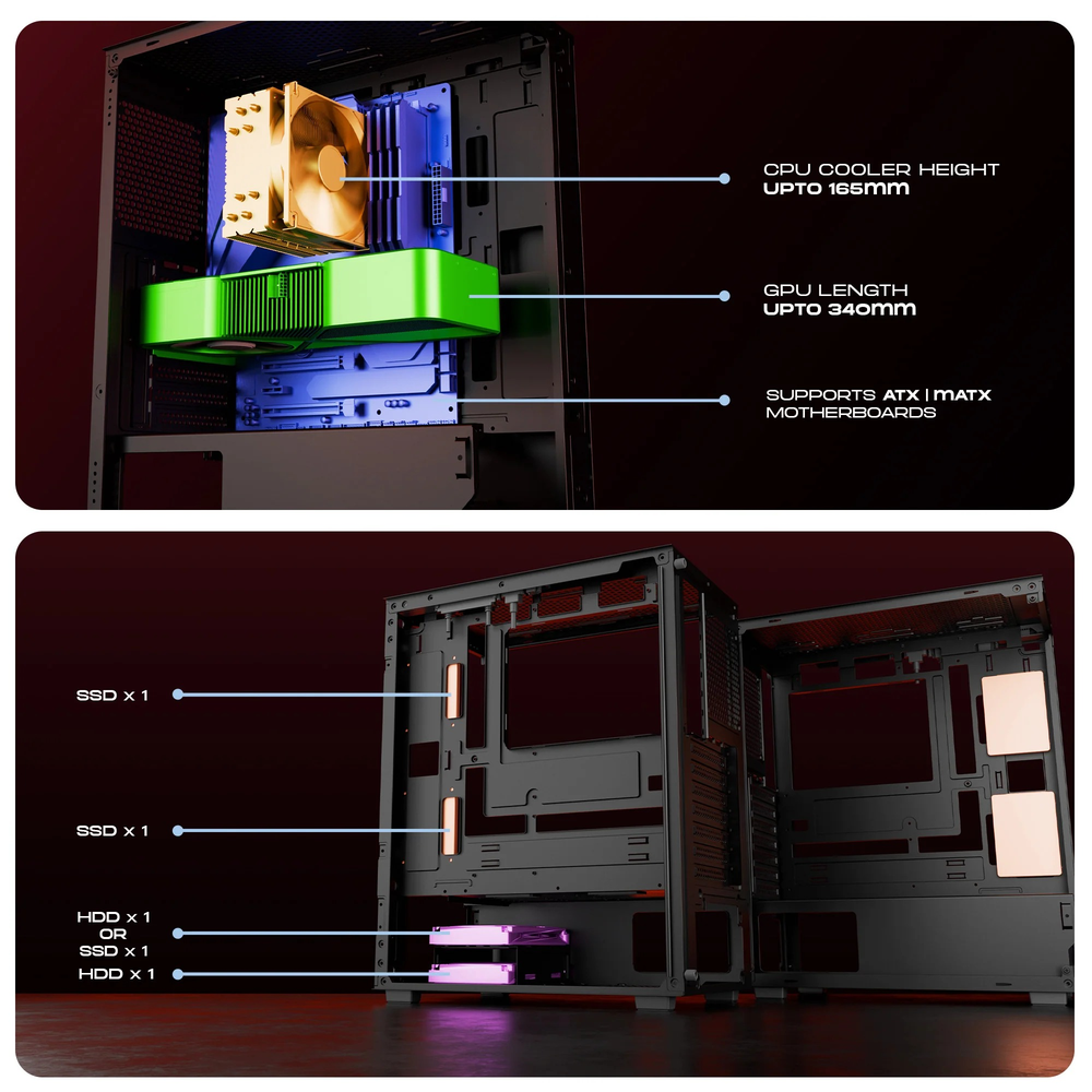 Dawg X 430 Mid Tower Chassis