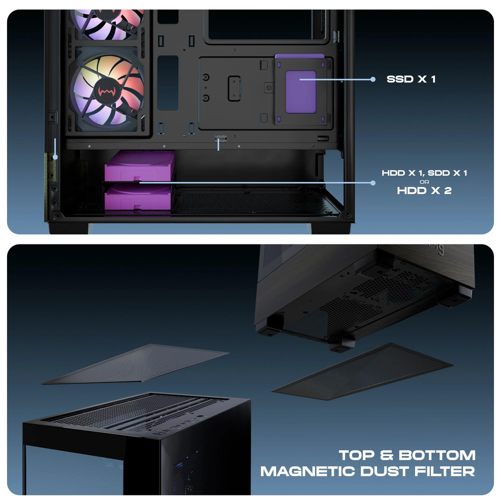 Dawg Y 738 Mid Tower Chassis