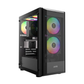 GAMDIAS AURA GC6 ARGB ATX Mid Tower Gaming Case (Black)