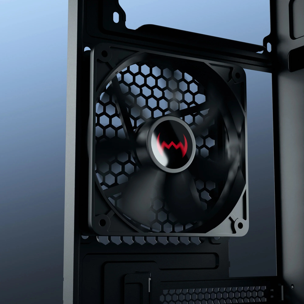 Dawg V 210 Mid Tower Chassis Black